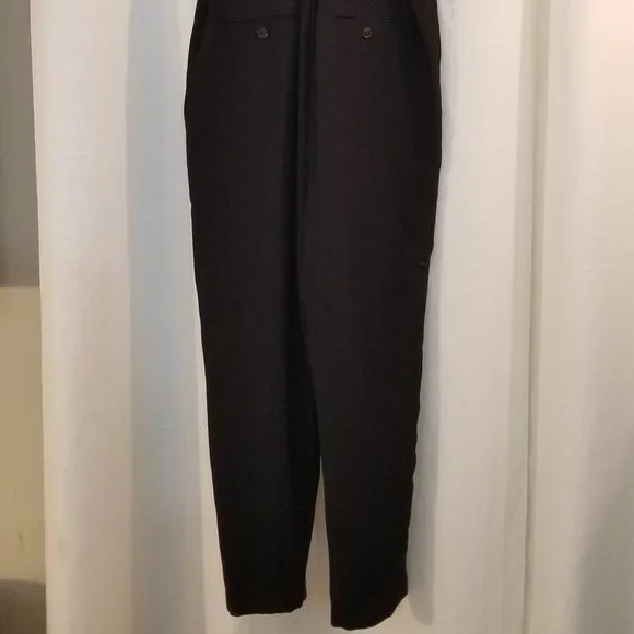 NWT Black Sleeveless Halter 2 Button Waist Jumpsuit 2 - Picture 5 of 9